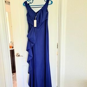 Kalinnu Evening Gown Blue NWT
